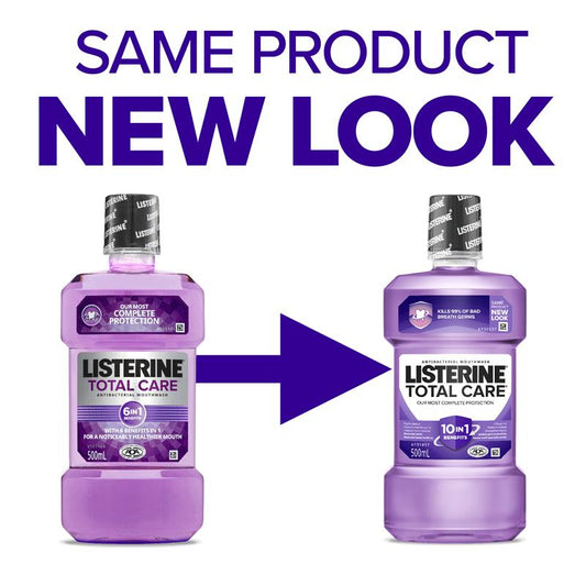 Listerine Total Care Antibacterial Mouthwash Value Pack 1.5L - Comprehensive Oral Protection - Auzzi Store