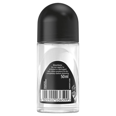 NIVEA MEN Black & White Invisible Roll-On Deodorant 72H Protection 50ml