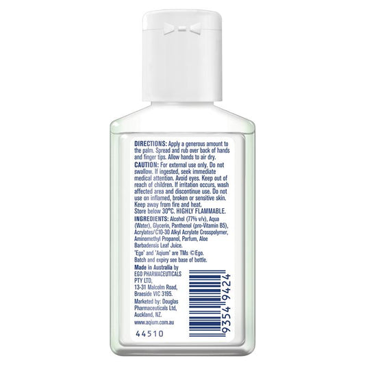Aqium Antibacterial Hand Sanitiser (Aloe) - 60ml-Auzzi Store