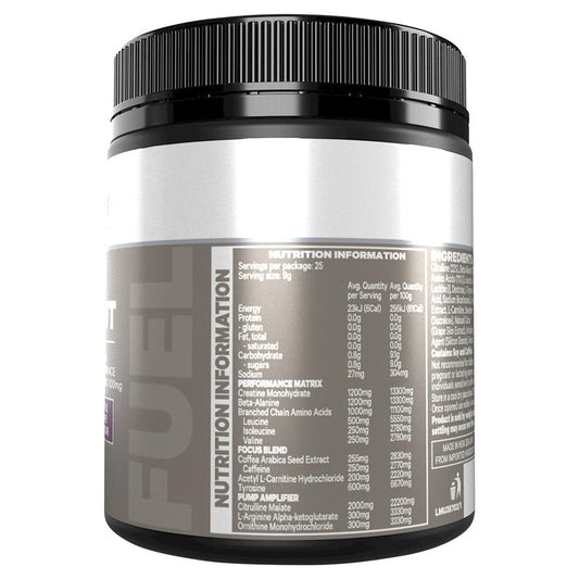 Musashi Pre Workout Purple Grape - 225g High Potency Energy Booster-Auzzi Store