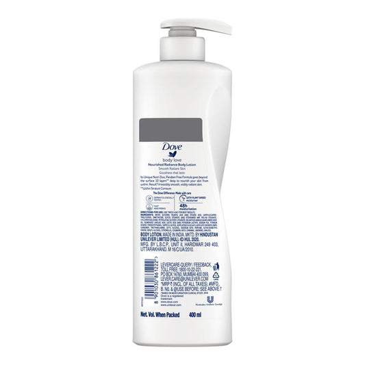 Dove Body Lotion Nourished Radiance 400ml – view 2 - Auzzistore