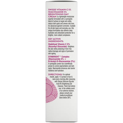 Swisse Skincare Vitamin C 5% & Niacinamide 5% Brightening Day Cream (50ml)