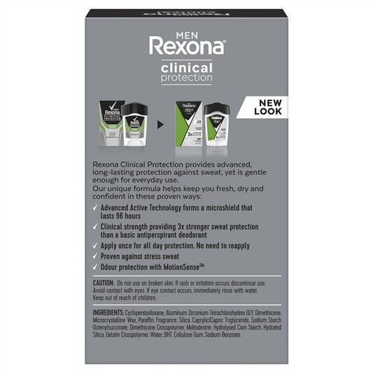 Rexona Men Clinical Strength Antiperspirant Stick Deodorant 45ml – view 2