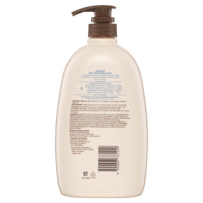 Aveeno Skin Relief Fragrance-Free Body Wash 1L for Dry, Sensitive Skin