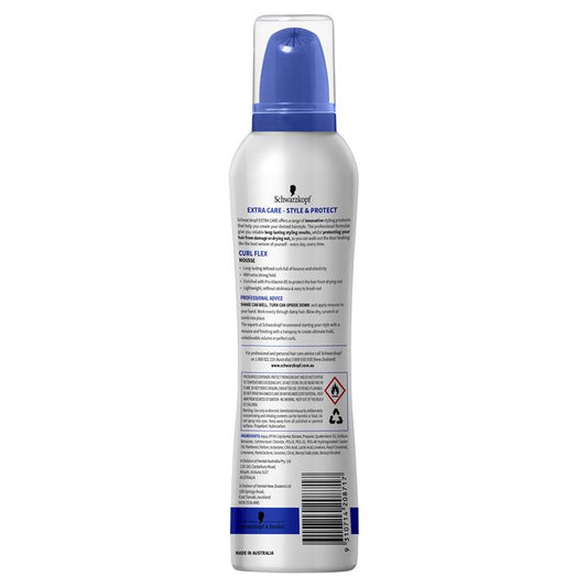 Schwarzkopf Extra Care Curl Flex Mousse 150g - Bounce & Elasticity-Auzzi Store