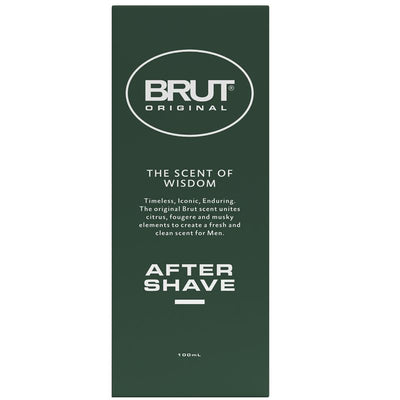 Brut Original Aftershave Lotion 100ml - Soothing Fresh Scent for Men