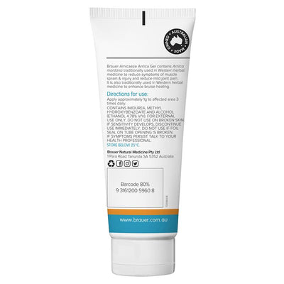 Brauer Arnicaeze Gel 100g - Muscle Relief & Bruise Healing