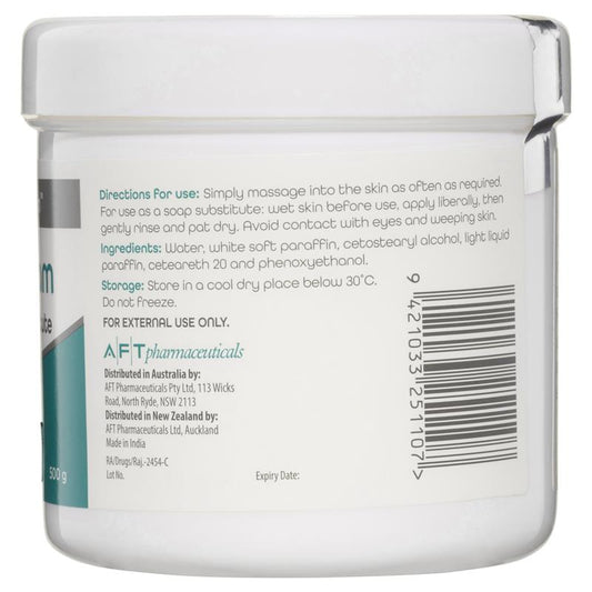 Topiderm Aqueous Cream SLS Free 500g - Moisturizer for Sensitive Skin-Auzzi Store