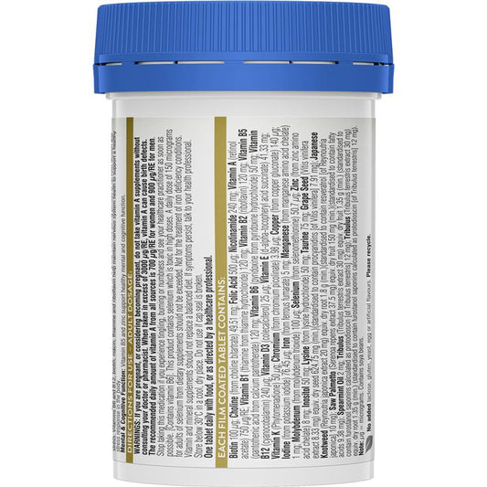 Swisse Men's Ultivite Power Multivitamin - 40 Tablets for Daily Vitality-Auzzi Store