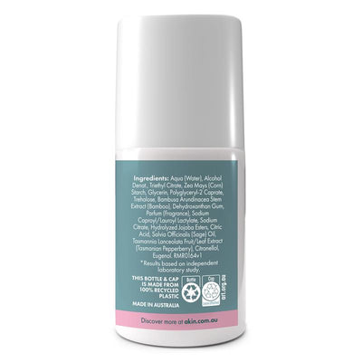 Akin Rose & Mint Natural Roll-On Deodorant 65ml