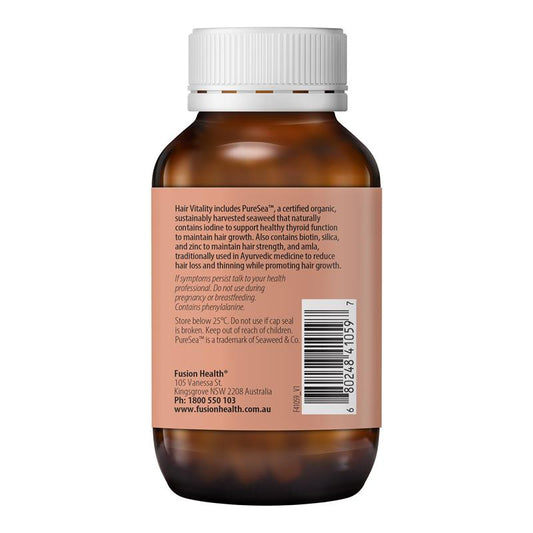 Fusion Hair Vitality 60 Tablets - Boost Hair Growth & Strength-Auzzi Store