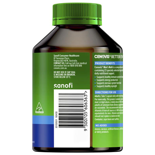 Cenovis Men's Daily Multivitamin - 100 Capsules – view 2