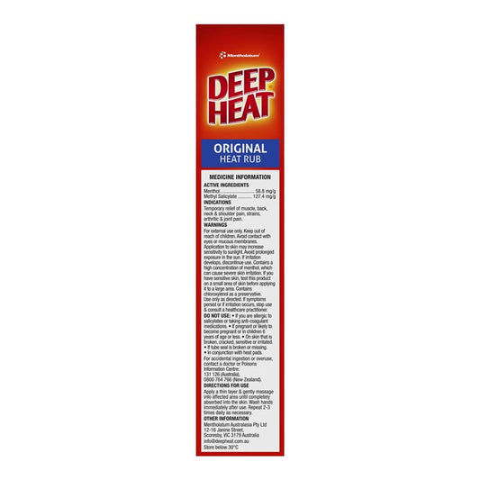 Deep Heat Mentholatum Pain Relief Cream 140g – view 2 - Auzzistore