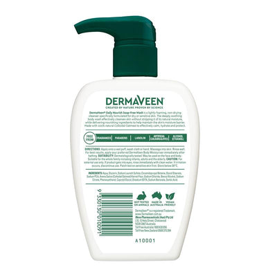 DermaVeen Hypoallergenic Soap-Free Cleanser 250mL for Dry & Sensitive Skin