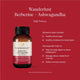 Wanderlust Berberine & Ashwagandha Capsules - 120 for Blood Sugar & Stress – view 2 - Auzzistore