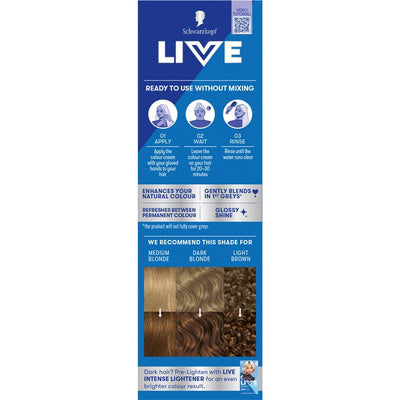 Schwarzkopf LIVE Colour Hazelnut - Semi-Permanent Hair Color, 75ml