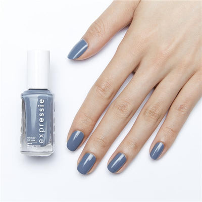 Essie Expressie Nail Polish Air Dry 340 - Quick-Dry Slate Blue Shade