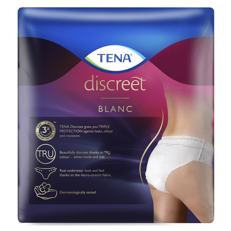 TENA Pants Women's Discreet Medium 8 Pack - Comfortable Incontinence Underwear-Auzzi Store