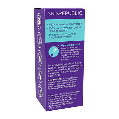 Skin Republic Hyaluronic Acid 1% + Niacinamide 2% Serum - 30ml for Intense Hydration