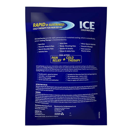 ICE Cold Patches - 4 Pack for Pain Relief – view 2 - Auzzistore