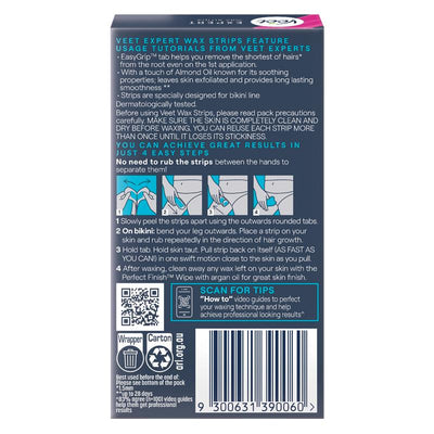 Veet Expert Cold Wax Strips for Bikini - 16 Pack