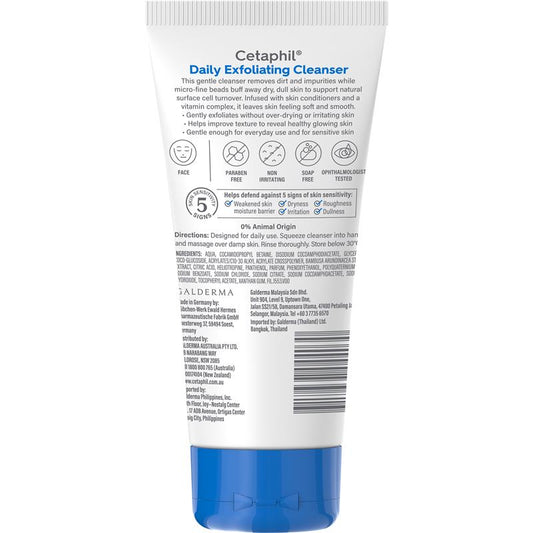 Cetaphil Daily Exfoliating Cleanser - 178ml - Auzzi Store