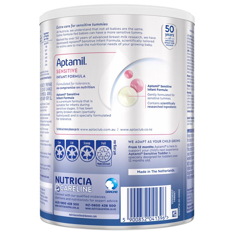 Aptamil Prosyneo Sensitive - Infant Formula for 0-12 Months (900g) - Auzzi Store