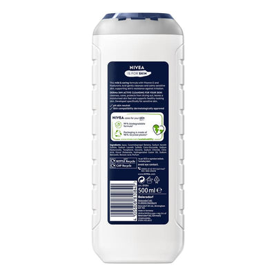 NIVEA MEN Sensitive 3-in-1 Shower Gel Body Wash 500ml Bamboo