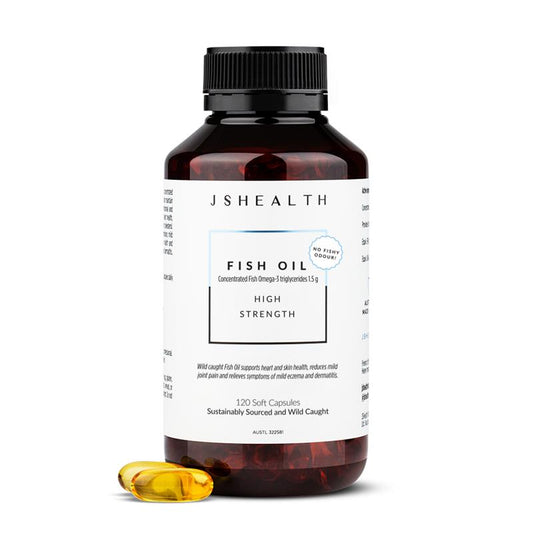 JSHealth Fish Oil 120 Capsules – High Strength Omega-3 EPA DHA – view 2