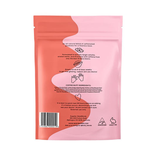 Body Blendz Body Coffee Scrub Coffee Buff 200g - Nourishing Exfoliation - Auzzi Store