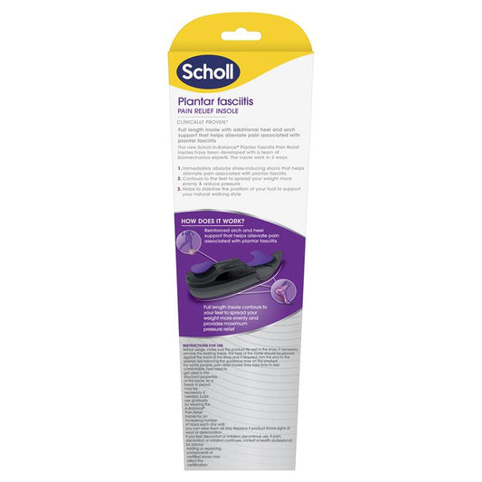 Scholl In-Balance™ Pain Relief Orthotic Insole - Small – view 2