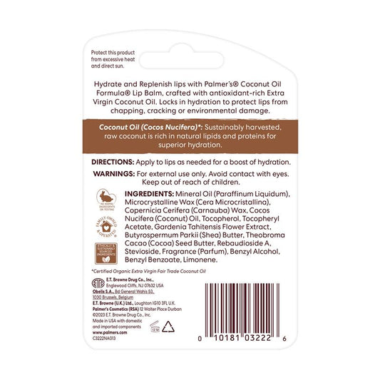 Palmer's Coconut Oil Formula Lip Balm 4g - Hydrating Lip Care - Auzzi Store