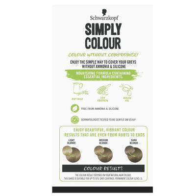 Schwarzkopf Simply Colour 8.06 Macadamia Blonde - Ammonia-Free Hair Colour