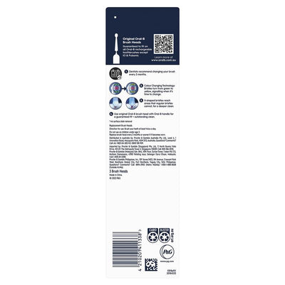 Oral-B Power Toothbrush Whitening Refills - 3 Pack