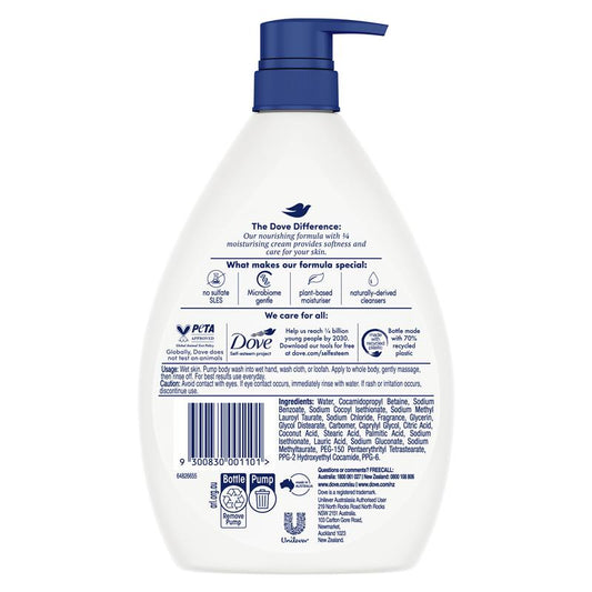 Dove Triple Hydrate Moisturizing Body Wash, 1L, Sulfate-Free – view 2 - Auzzistore