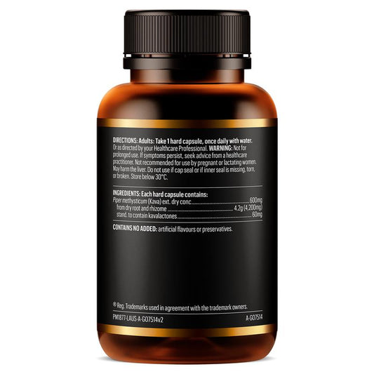 GO Healthy Kava 4200 - 60 Hard Capsules - Auzzi Store