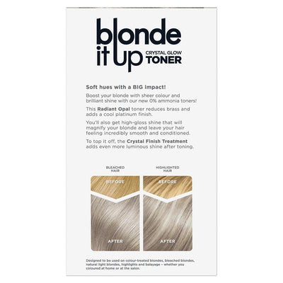 Clairol Blonde It Up Crystal Glow Semi Permanent Toner - Radiant Opal 135g