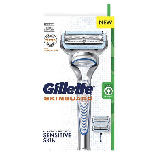 Gillette Skinguard Manual Razor + 2 Blade Refills – view 2