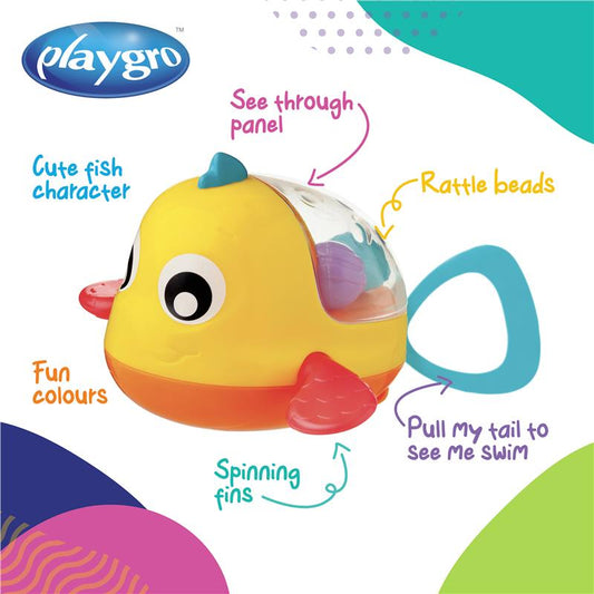 Playgro Paddling Bath Fish - Fun Bath Time Toy for Toddlers – view 2 - Auzzistore