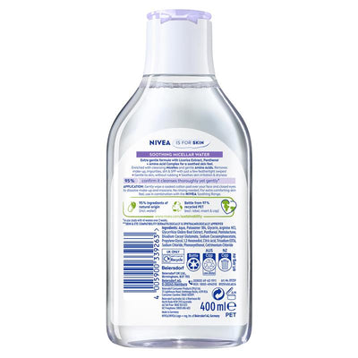 NIVEA Daily Essentials Sensitive Caring Micellar Water 400ml for Gentle Cleansing