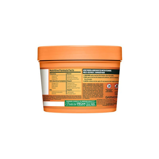 Garnier Fructis Repairing Papaya Hair Food 3-in-1 Mask - 390ml - Auzzi Store