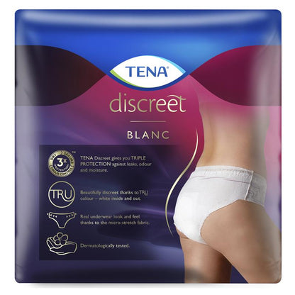 TENA Women’s Discreet Low Waist Incontinence Pants - Large, 8 Pants