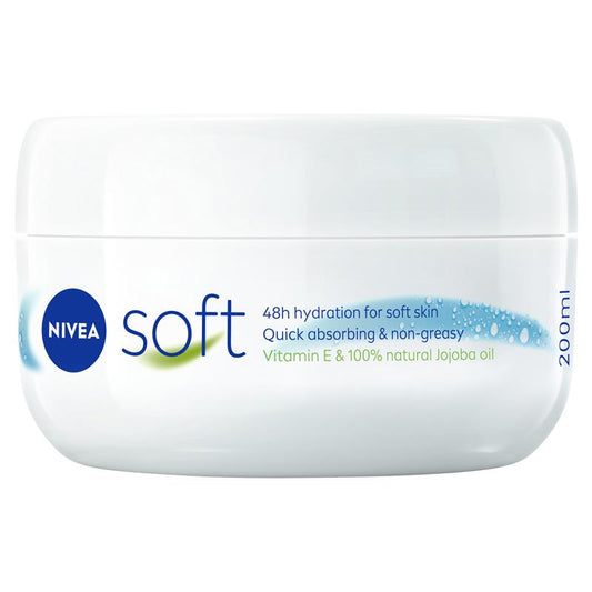 NIVEA Soft Moisturiser Cream for Face, Body & Hands - 200ml-Auzzi Store