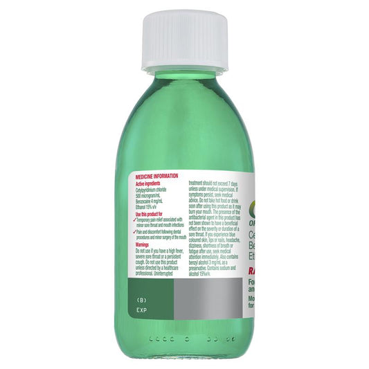 Cepacaine Mouthwash Liquid - 200mL for Rapid Oral Pain Relief-Auzzi Store
