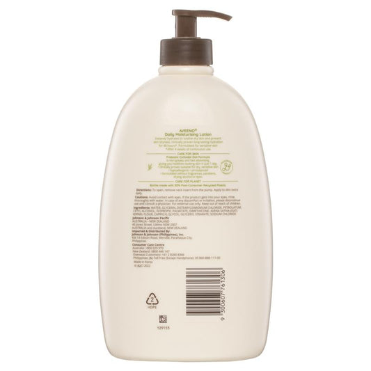 Aveeno Daily Moisturising Fragrance Free Body Lotion 1L - Hydrate and Protect Your Skin-Auzzi Store