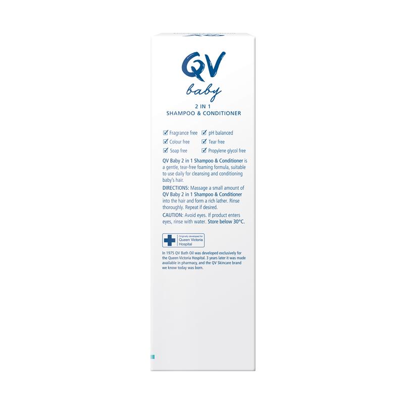 QV Baby 2 In 1 Shampoo & Conditioner - 200g for Gentle Cleansing-Auzzi Store