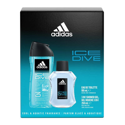 Adidas Ice Dive Eau de Toilette 100ml - Refreshing Fragrance Set