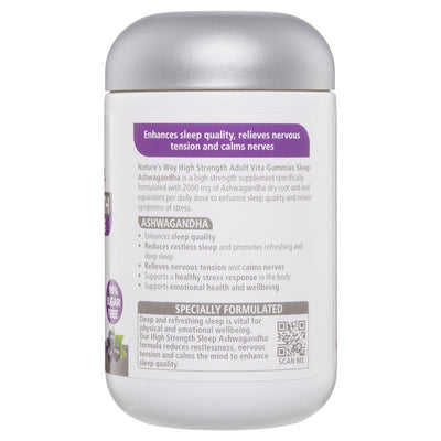 Nature's Way Adult Vita Gummies Sugar Free High Strength Sleep 40 Gummies - Relaxation & Sleep Support