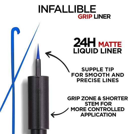 L'Oreal Paris Matte Signature Eyeliner 02 Blue – view 2