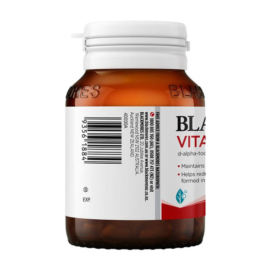 Blackmores Vitamin E 250 IU Antioxidant Supplement – 50 Capsules – view 2